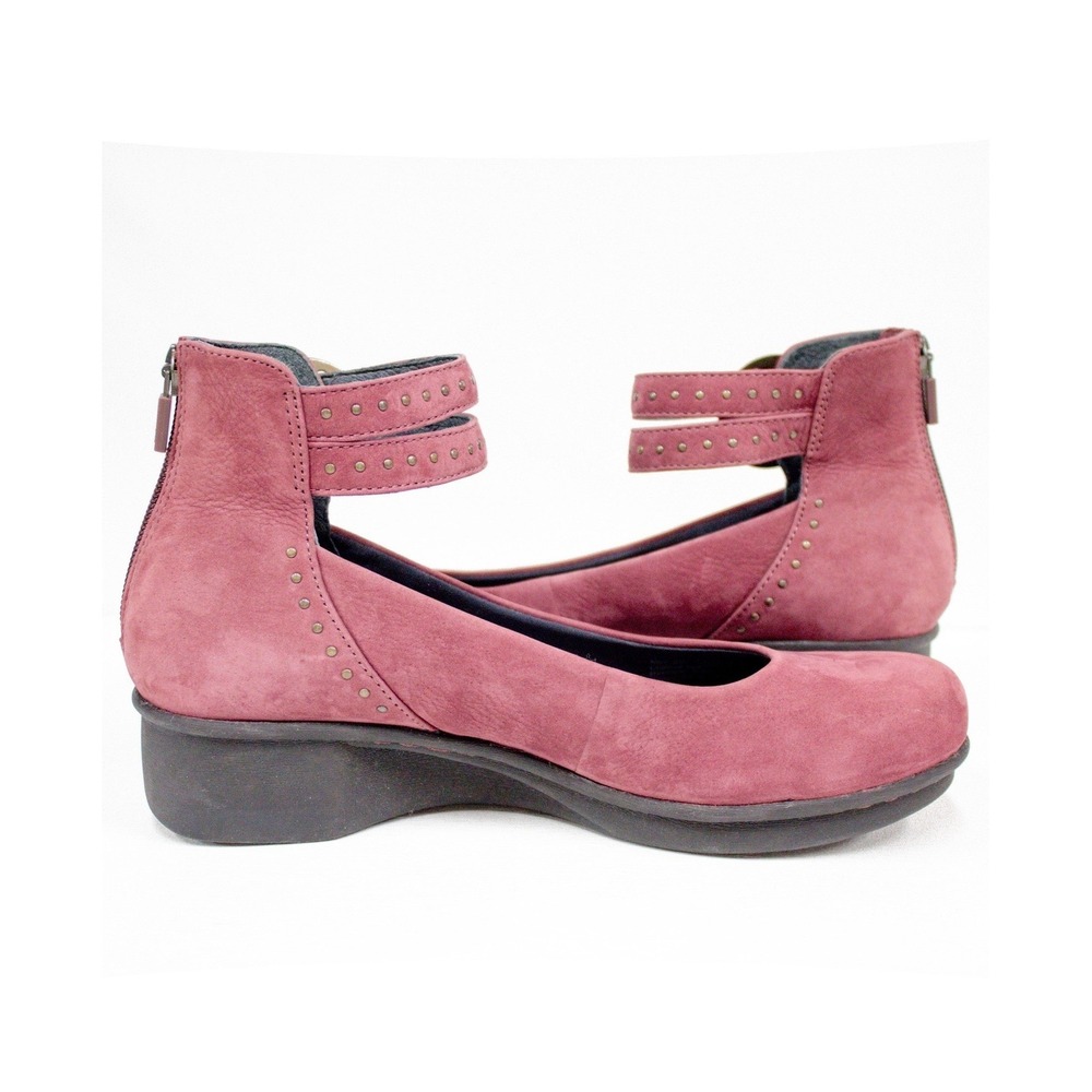 Dansko Lois Burgundy Suede Wedge Size 38 / 7.5 - 8 US SIZE - Picture 12 of 15